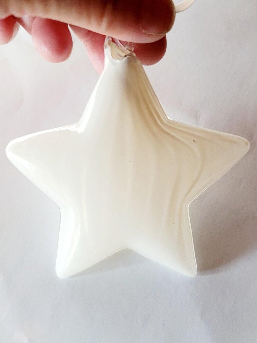 Handblown Glass Star Ornament
